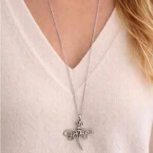 Silver 925 Dragonfly chain Necklace